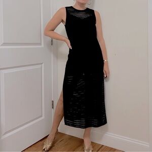 Elegant Black Sleeveless Dress
